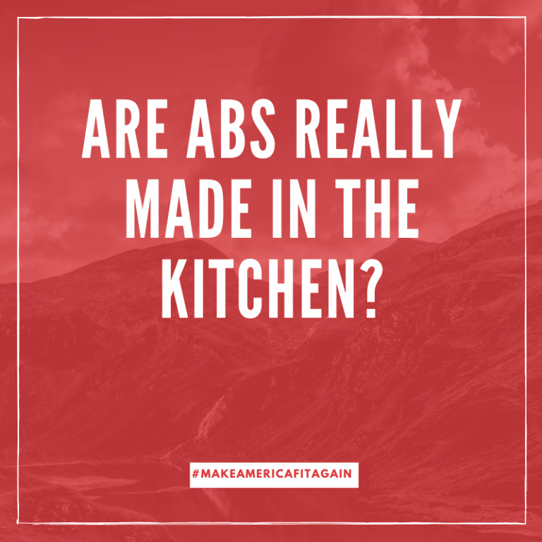 are abs really made in the kitchen? Marc Z Fitness and Nutrition