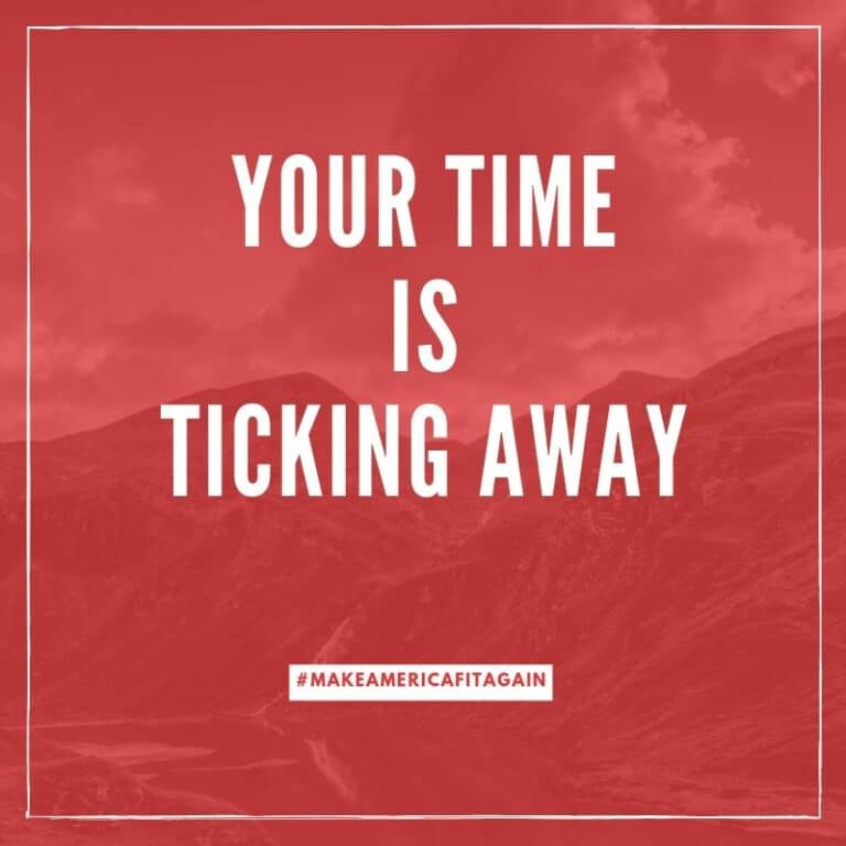 Your time is ticking... Marc Z Fitness and Nutrition